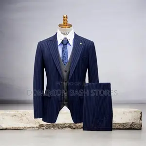 Luxury Premium Pinstripe Suit