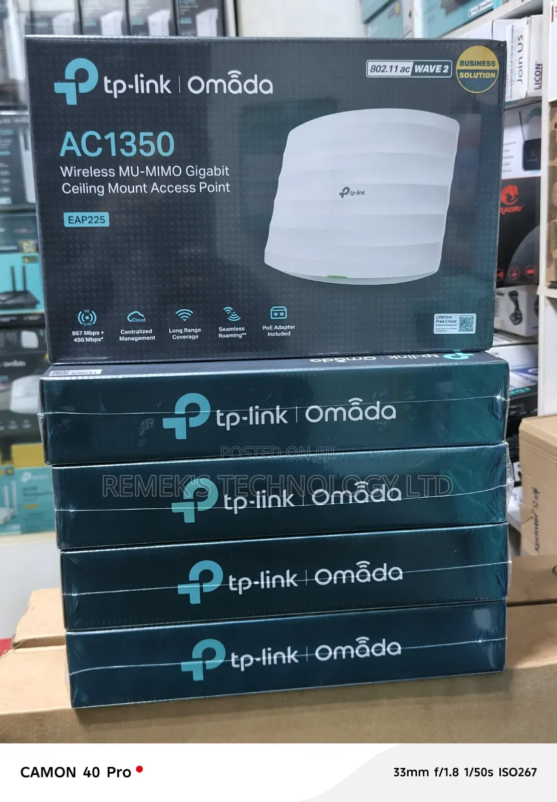 Tplink Omada Ac1350 Wireless Ceiling Mount Eap 225 Access Point