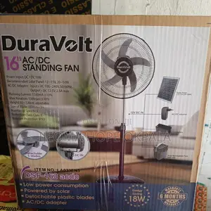 Duravolt 16,Ac/Dc Standing Fan (Dsf-163 Ac/Dc) High-compatible