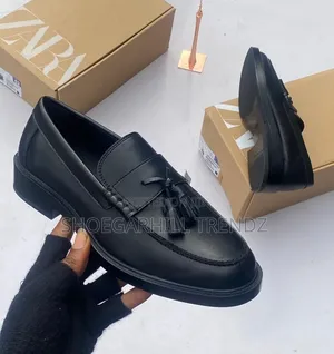Men Zara Tassel Loafers
