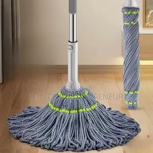 Self-cleaning Squeeze Mop Stick – Microfiber Floor Mop
