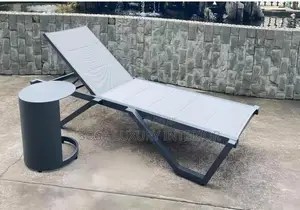Modern Outdoor Mesh Sun Lounger