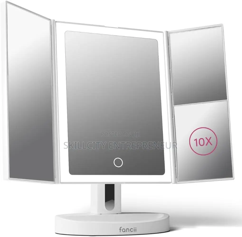 Led Lighted Adjustable Make Up Mirror With Stand