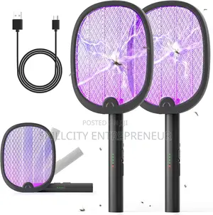 Foldable Electric Mosquito Killer Fly Swatter