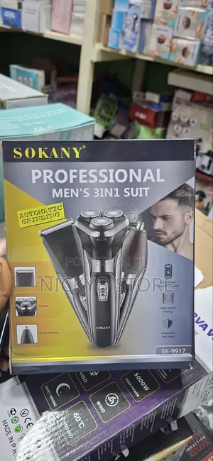 Sokany Sk-9917 Professional Men’S 3-in-1 Grooming Kit