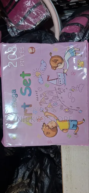 208 Pieces Super Mega Art Set – Complete Kids Drawing Coloring Kit