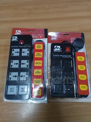 Mercury Surge 6 Outlets With 4 Usb Ports