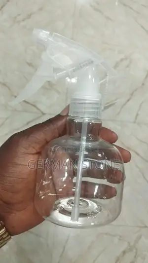 Empty Amber Plastic Spray Bottles