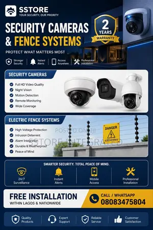 Smart Door Lock, Security Camera Installation in Lekki Ajah