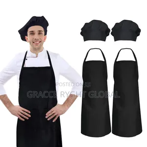 Kitchen Apron and Cap