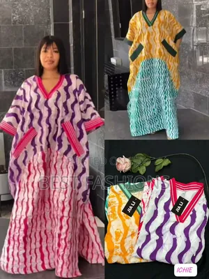 Multiple Colours Bubu Gown