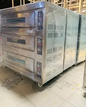 Commercial Bakery 3 Deck, 9 Trays Gas Oven