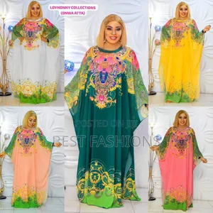 Multiple Colours Floral Bubu Gowns