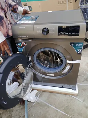 7kg Hisense Inverter Wash and Spin Automatic Washing Machine, Silver