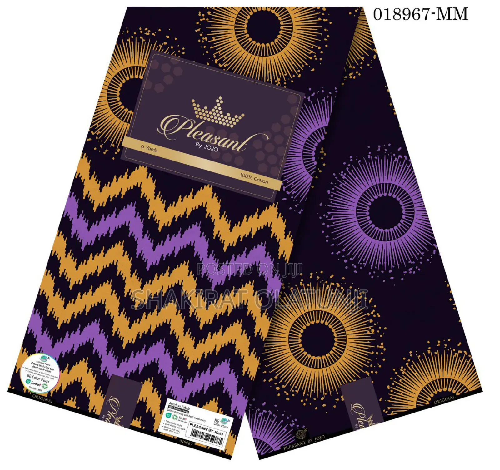 Quality Standard Ankara Fabrics/Pleasant