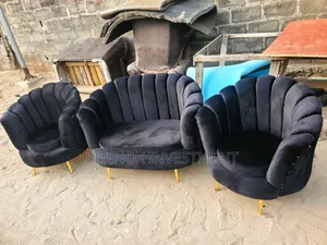 Quality 4 Seaters Flower Fabric Chair