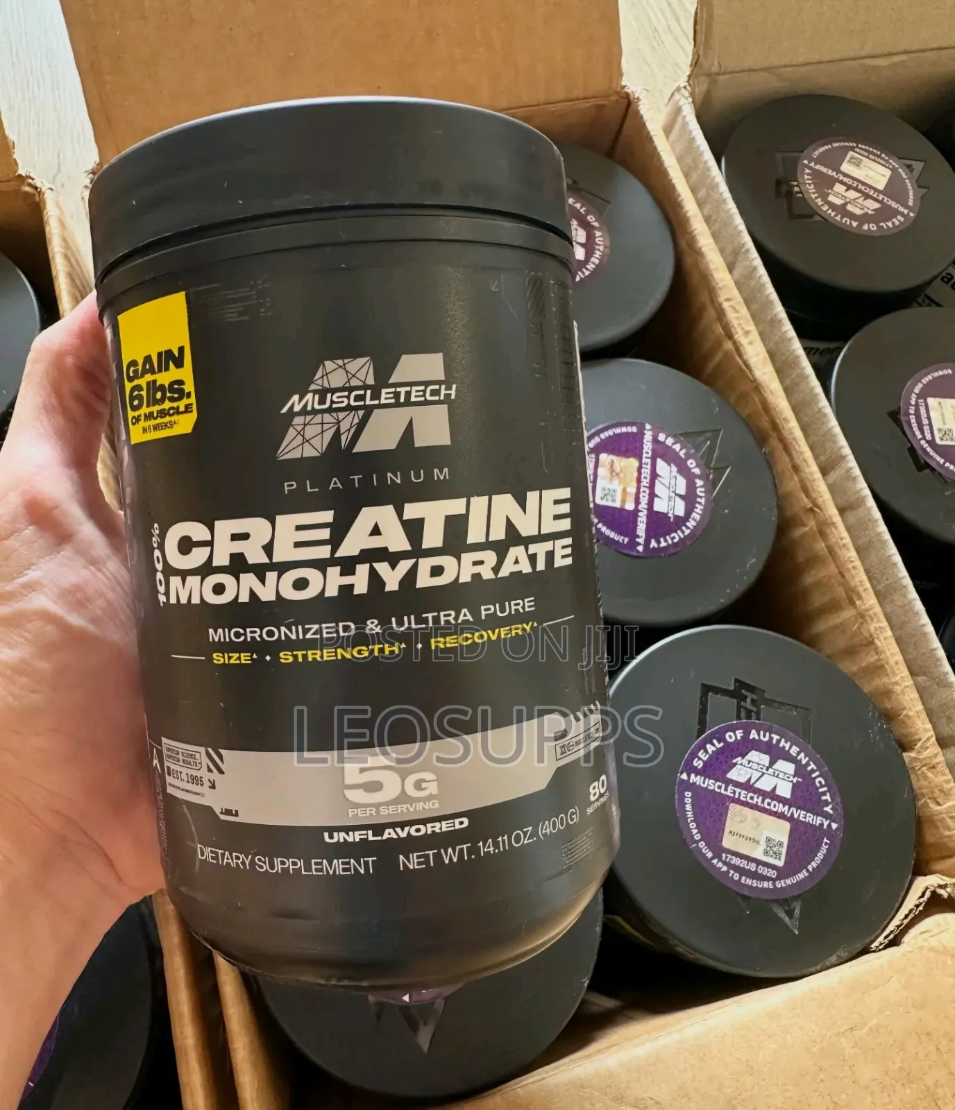 Muscletech 100% Creatine Monohydrate 5g X60 Servings