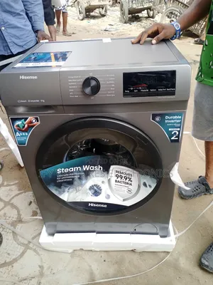 8kg Hisense Wash and Spin Automatic Inverter Washing Machine, 2