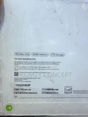 New Apple MacBook Pro 2026 M5 Max 16-inch 36GB Apple M5 Max SSD 2T