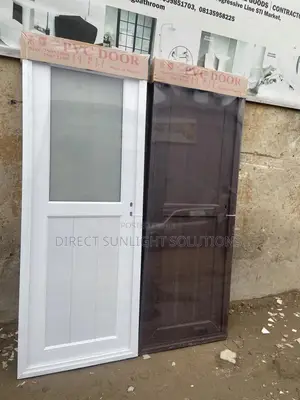Toiiet Door Haif Glass High Quality