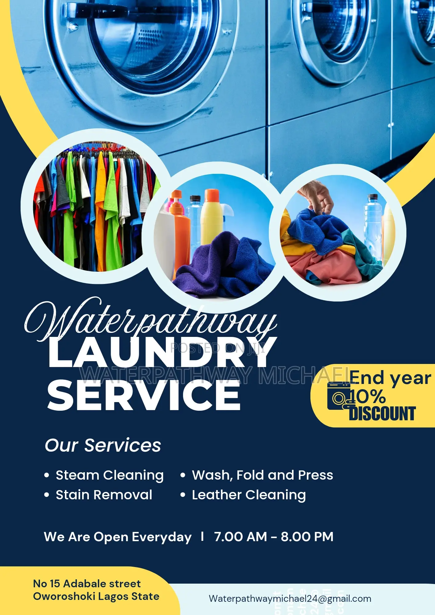 Laundry and Pest Control Servicer