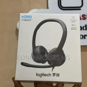Logitech H390 Usb Headset Headphone With Noise Cancellation