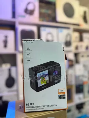 Porodo Go Act Uhd() Dual Display Action Camera