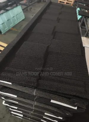 Strong Shingle Black Step Tiles
