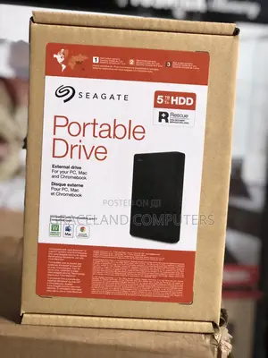 Seagate 5tb Rescue Plus External Portable Hard-Drive