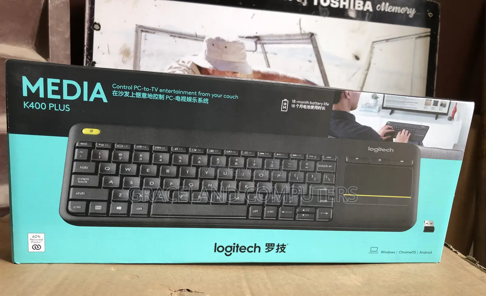 Logitech Plus Wireless Keyboard With Touchpad