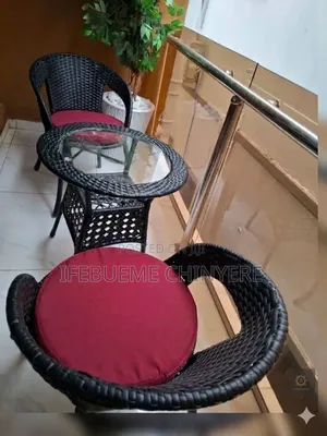 Small Rattan Me and U Set With Cushion