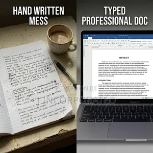 Professional Typing, Transcription, And Academic Research Services