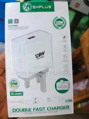 New Shplus 120w Fast Charger With Type-C