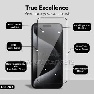 Tempered Glass Guard for iPhone 17 Air Borderless