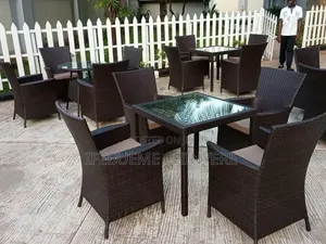 Big Boy With Rattan Table Set