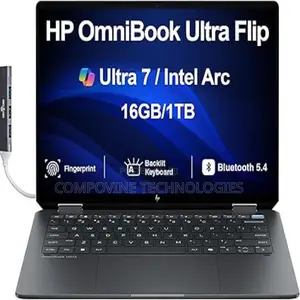 New Laptop HP OmniBook Ultra Flip 14" 16GB Intel Core Ultra 7 SSD 1T