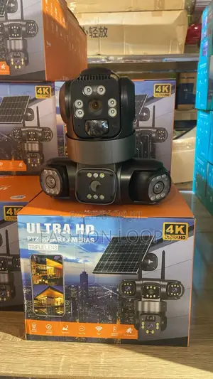 PTZ Solar Cameras. Triple Lens 4g