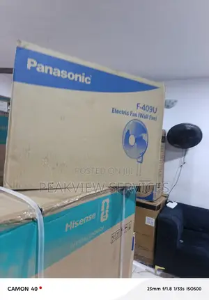 Panasonic F-409u Adjustable Airflow Wall Fan