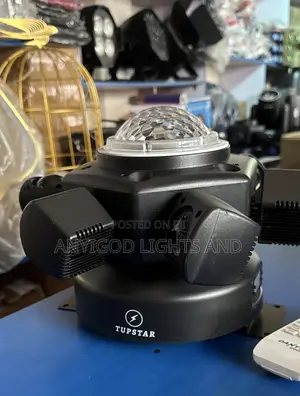 6 Swinging and Rotating Hand Stage Light With Laser for All Activities