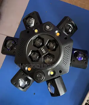 6 Moving Arm With Bee Eye Stage Light With Laser for All Activities
