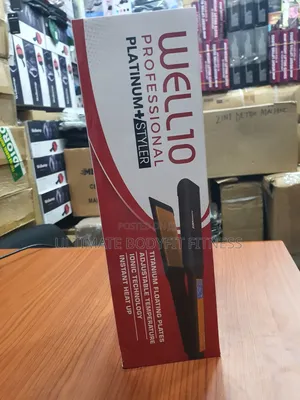 Brand New Well10 Professional Platinum + Hair Straightener