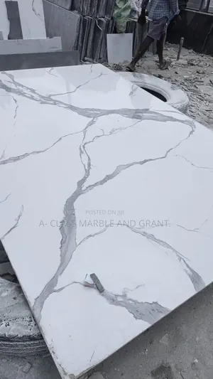 Quartz White Carara Slab 2cm