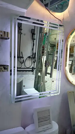 Modern Round Led Bathroom Mirror – Smart Touch