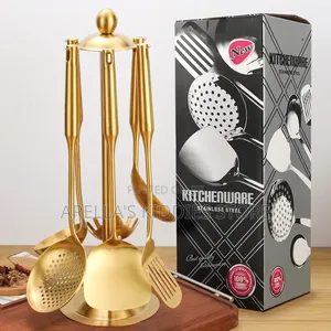 Quality Gold Cooking Spoon