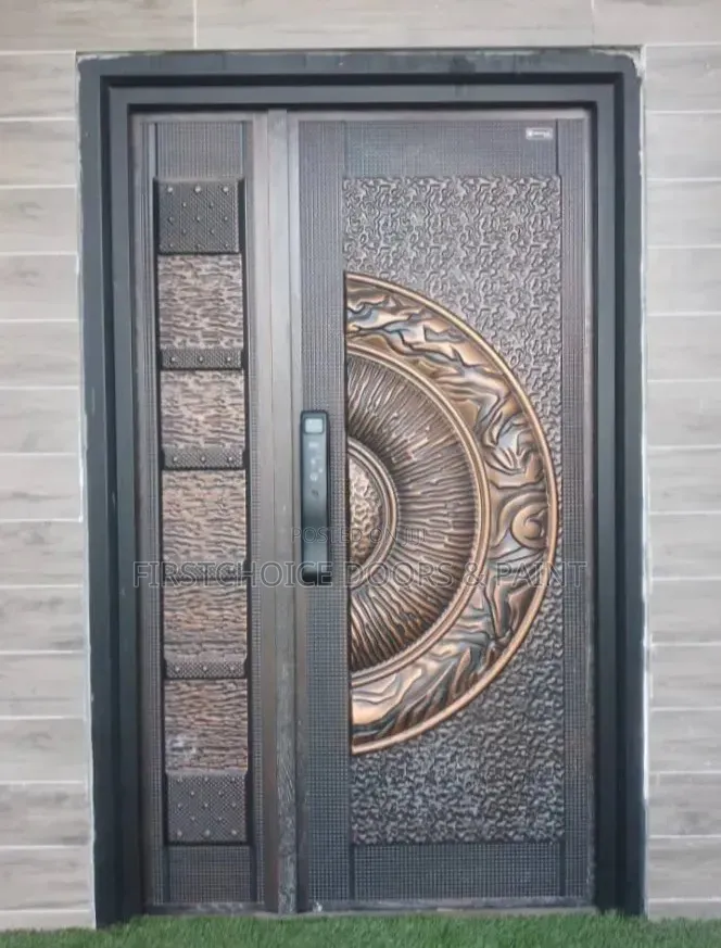 Copper Cast Security Door