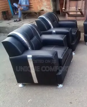 Brand New Top Quality 7 Seaters Full Padded Luxury Leather Sofa Set