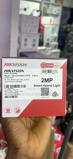 Hikvision Ds-2ce76d0t-LPFS Indoor Audio 2mp Camera