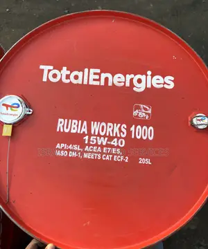 Rubia Works 1000 15w-40 Engine Oil Totalenergies 205l