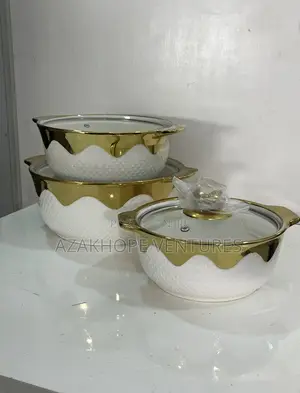 3- Piece Ceramic Serving Dish