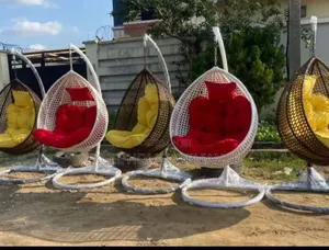 Luxury Outdoor Rattan Swing Chair With Cushion
